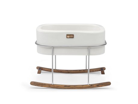 HANAH HOME Hier Metal Bakarno Bela kolevka za bebe (676HDS1130)