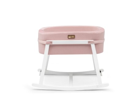 HANAH HOME Hier Pink Bela kolevka za bebe