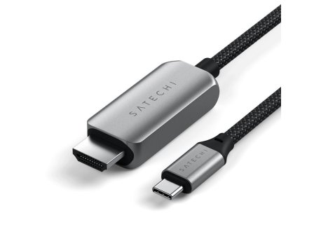 SATECHI USB-C na HDMI 2.1 1.8m Space Sivi Kabl