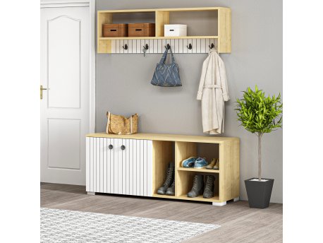 HANAH HOME Sarandon Sapphire White