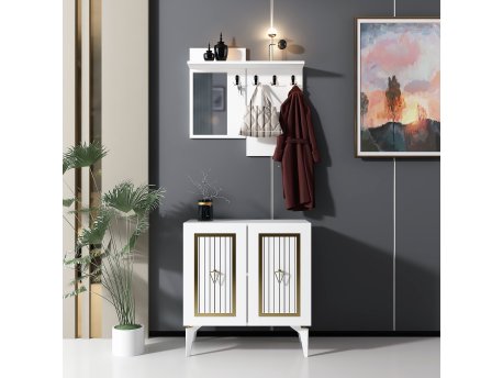 HANAH HOME Masal White Gold
