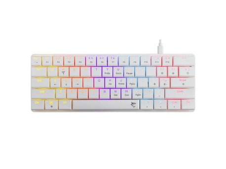 WHITE SHARK Nagamaki White US Crveni Switches Žičana tastatura