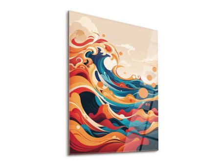 WALLXPERT Dekorativna slika Dream of Waves 63 x 93