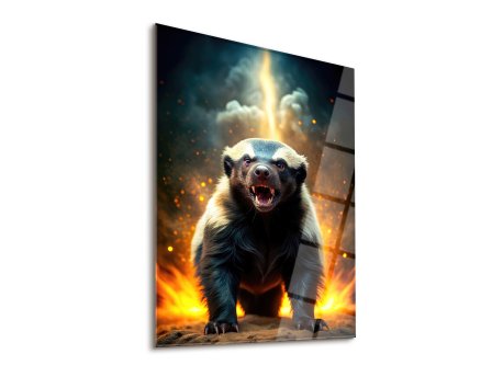 WALLXPERT Dekorativna slika Fury 63 x 93
