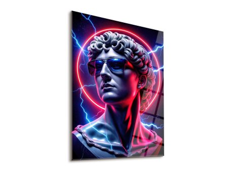 WALLXPERT Dekorativna slika Neon Power 63 x 93