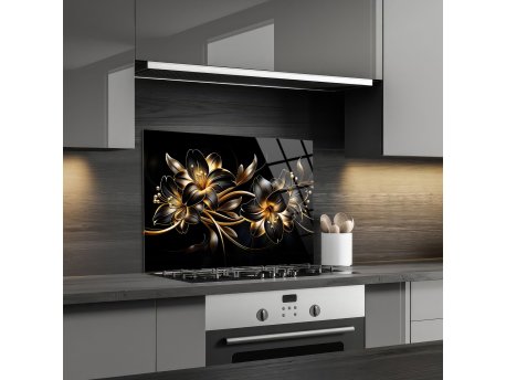WALLXPERT Dekorativna slika Midnight Florals L