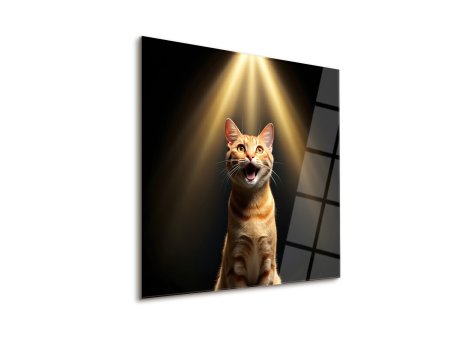 WALLXPERT Dekorativna slika Purr 63 x 63