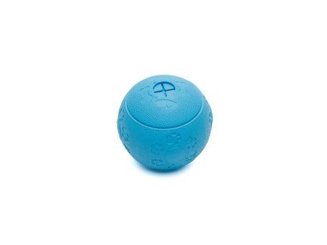Savacoop Igračka za psa - loptica za poslastice 6,5cm - plava