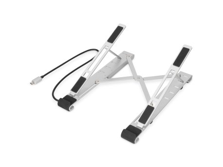 DIGITUS Nosac za laptop sa USB-C hubom sivi