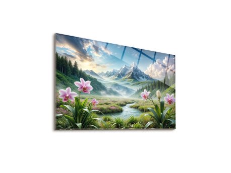WALLXPERT Dekorativna slika  Alps 65 x 45