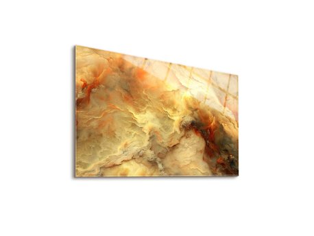 WALLXPERT Dekorativna slika Amber Swir 65 x 45