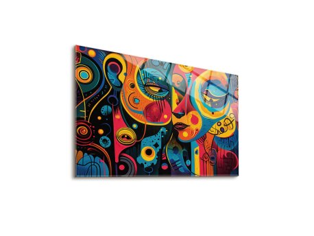 WALLXPERT Dekorativna slika CubistIQ 65 x 45
