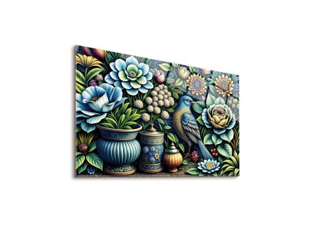 WALLXPERT Dekorativna slika Finch 65 x 45