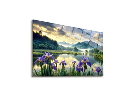 WALLXPERT Dekorativna slika Iris 65 x 45
