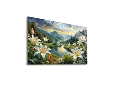 WALLXPERT Dekorativna slika Lily 65 x 45