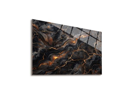 WALLXPERT Dekorativna slika Obsidian Flow 65 x 45