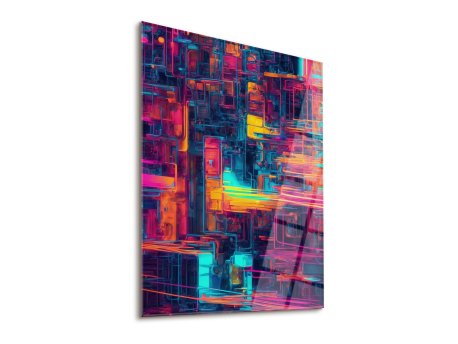 WALLXPERT Dekorativna slika Rhythm of AI 45 x 65