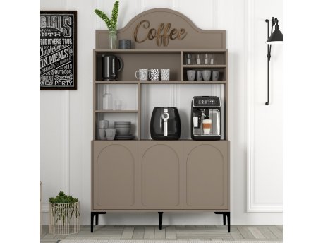 HANAH HOME Lyon 120 Atlas Black polica