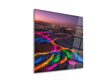 WALLXPERT Dekorativna slika Colorpeak 43 x 43