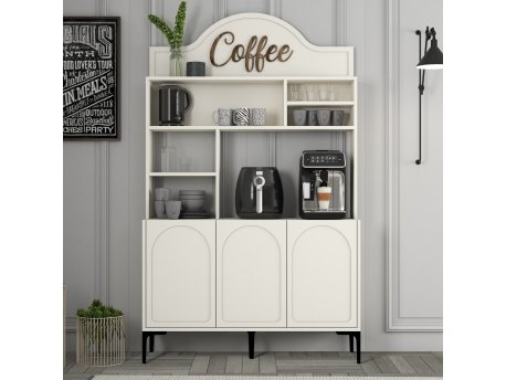 HANAH HOME Lyon 120 Cream Black komoda