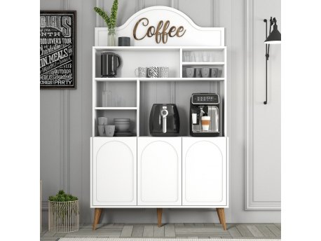 HANAH HOME Lyon 120 White Walnut komoda