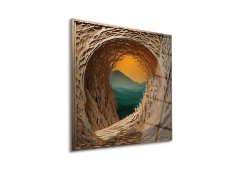 WALLXPERT Dekorativna slika Layer of Aeon 43 x 43