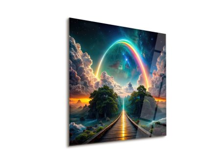 WALLXPERT Dekorativna slika Road to Heaven 43 x 43