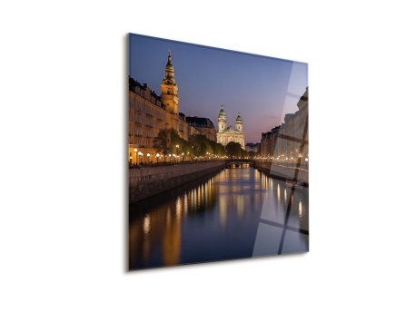 WALLXPERT Dekorativna slika Havenlight 25 x 25