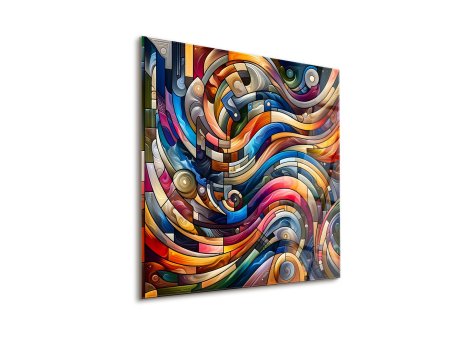 WALLXPERT Dekorativna slika Waves 25 x 25