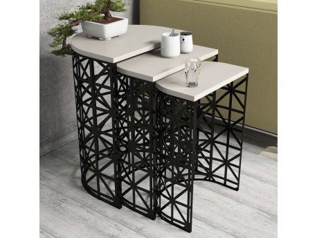 HANAH HOME Stil Metal Ferforje Cream