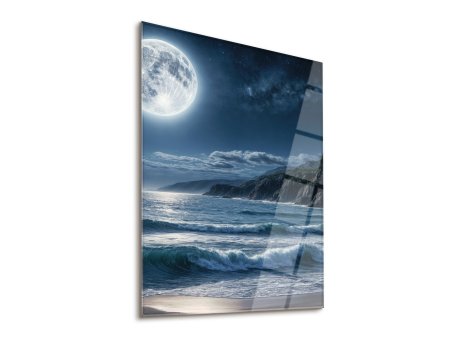 WALLXPERT Dekorativna slika Fullmoon 43 x 30