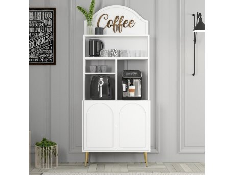 HANAH HOME Lyon 80 White Gold