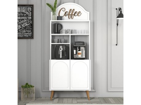 HANAH HOME Lyon 80 White Walnut