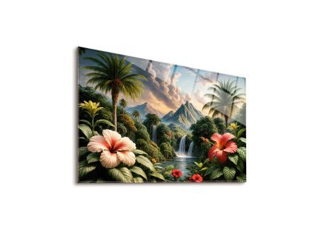 WALLXPERT Dekorativna slika Hibiscus 43 x 30