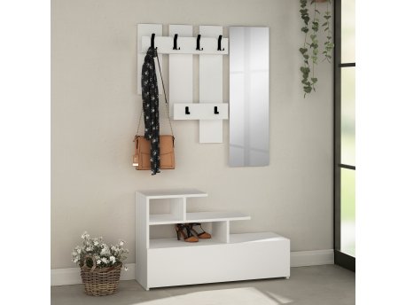HANAH HOME Vesty White White