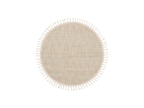 Conceptum Hypnose Elit 01 Okrugli tepih u bež boji 100 cm (860BLN1133)