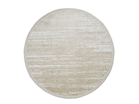 Conceptum Hypnose Jasmine 1452 Okrugli tepih u krem boji 100 cm (614CCL1554)