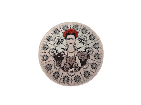 Conceptum Hypnose Frida Round Okrugli Multicolor tepih sa printom 100 cm (882CHL1074)