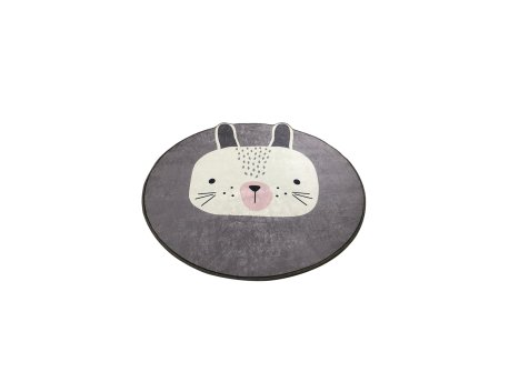Conceptum Hypnose Bunny Okrugli tepih multicolor sa printom 100 cm (876CHL1310)