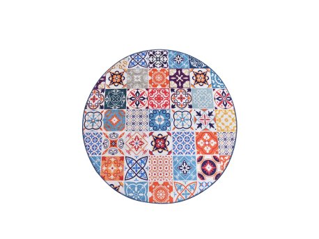 Conceptum Hypnose Ceramico Okrugli Multicolor tepih sa printom 100 cm (882CHL2714)