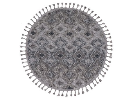 Conceptum Hypnose Beverly 2262 Okrugli tepih sa vise nijansi sive boje 100 x 100 (614CCL1730)