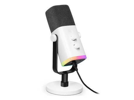 FIFINE AM8 Dynamic RGB Microphone - White