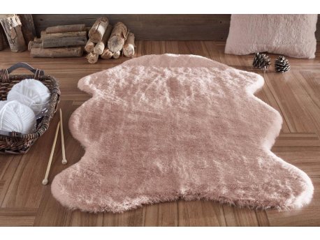 Conceptum Hypnose Faux Fur Tepih - staza u pink boji 100 x 140 (652MRN1125)