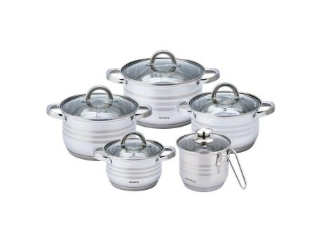 KLAUSBERG KB7697 SET ŠERPI INOX 16/18/20/24/16