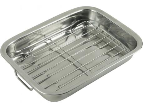 KINGHOFF Pleh sa gril rešetkom KH1376 - 40X29,5X5,5CM