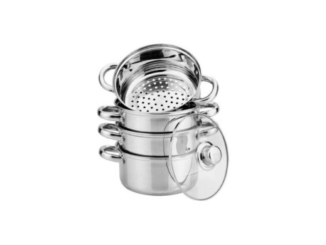 KINGHOFF KH3320 SET ŠERPI 5/1 ZA KUVANJE NA PARI 5L 24CM