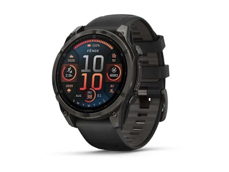 GARMIN Fenix 8 47, AMOLED, Sapphire, Pebble Gray (010-02904-21)