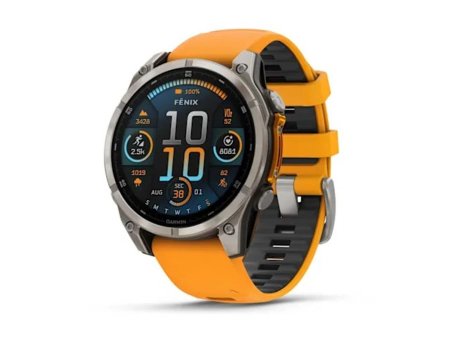 GARMIN Fenix 8 47, AMOLED, Sapphire, Spark Orange (010-02904-11)