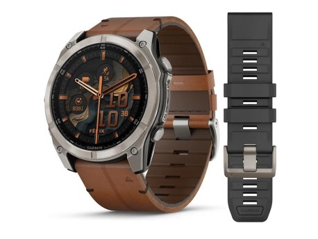 GARMIN Fenix 8 51, AMOLED, Sapphire, Chestnut Leather (010-02905-40)