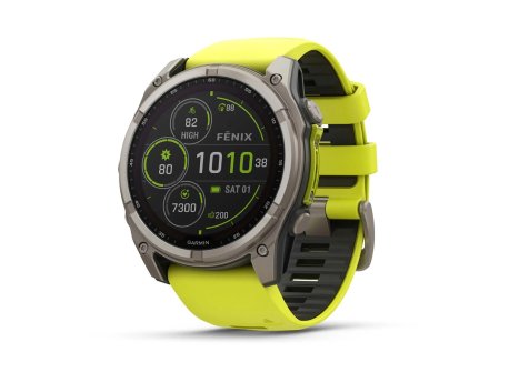 GARMIN Fenix 8 51, Sapphire, SOLAR, Yellow (010-02907-21)